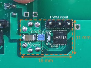 D級インバータを応用した可変リアクタの実装． Implemantation of the proposed variable reactor. 